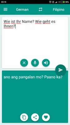 German-Filipino Translator android App screenshot 1